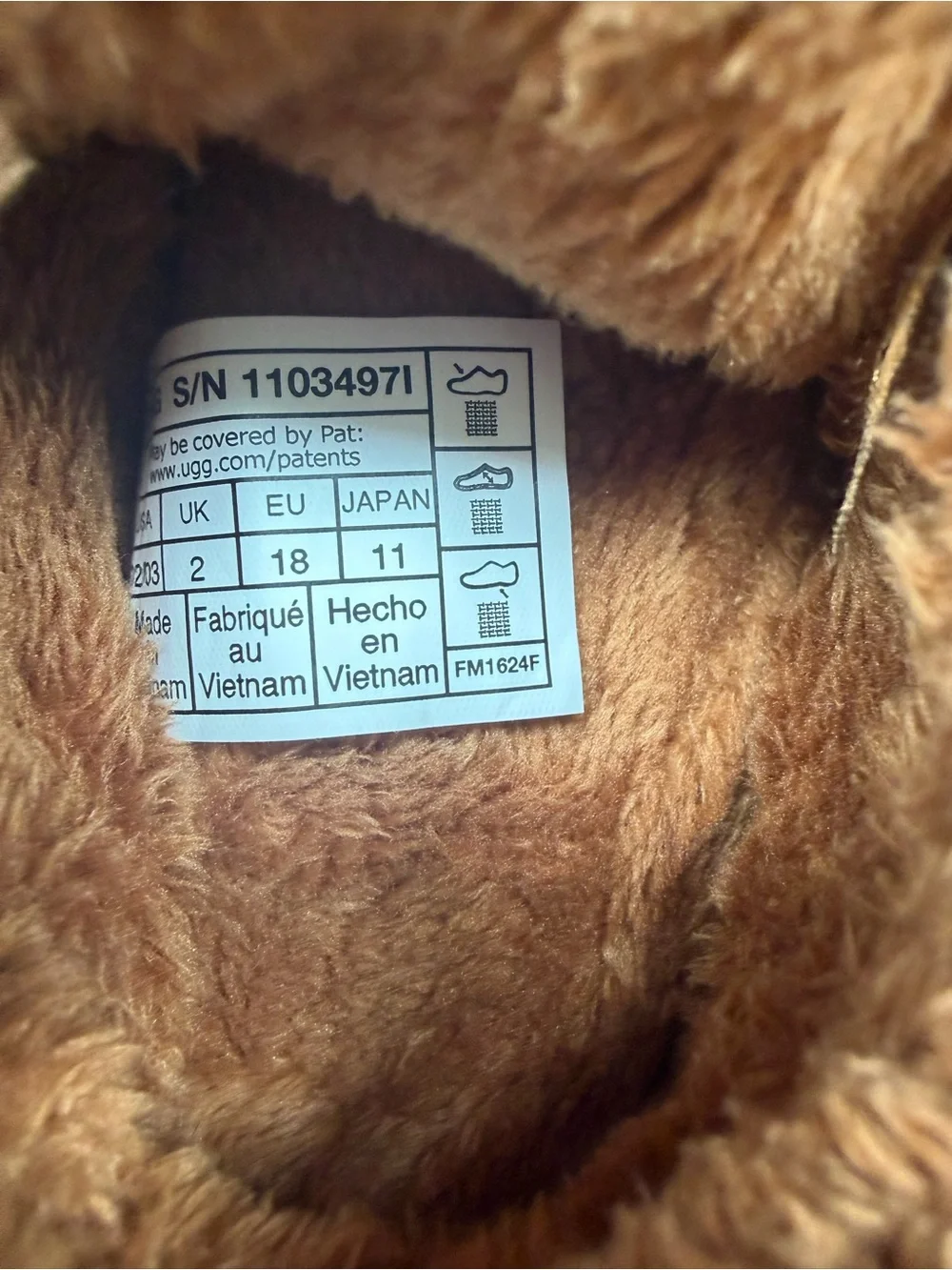 UGG plush baby